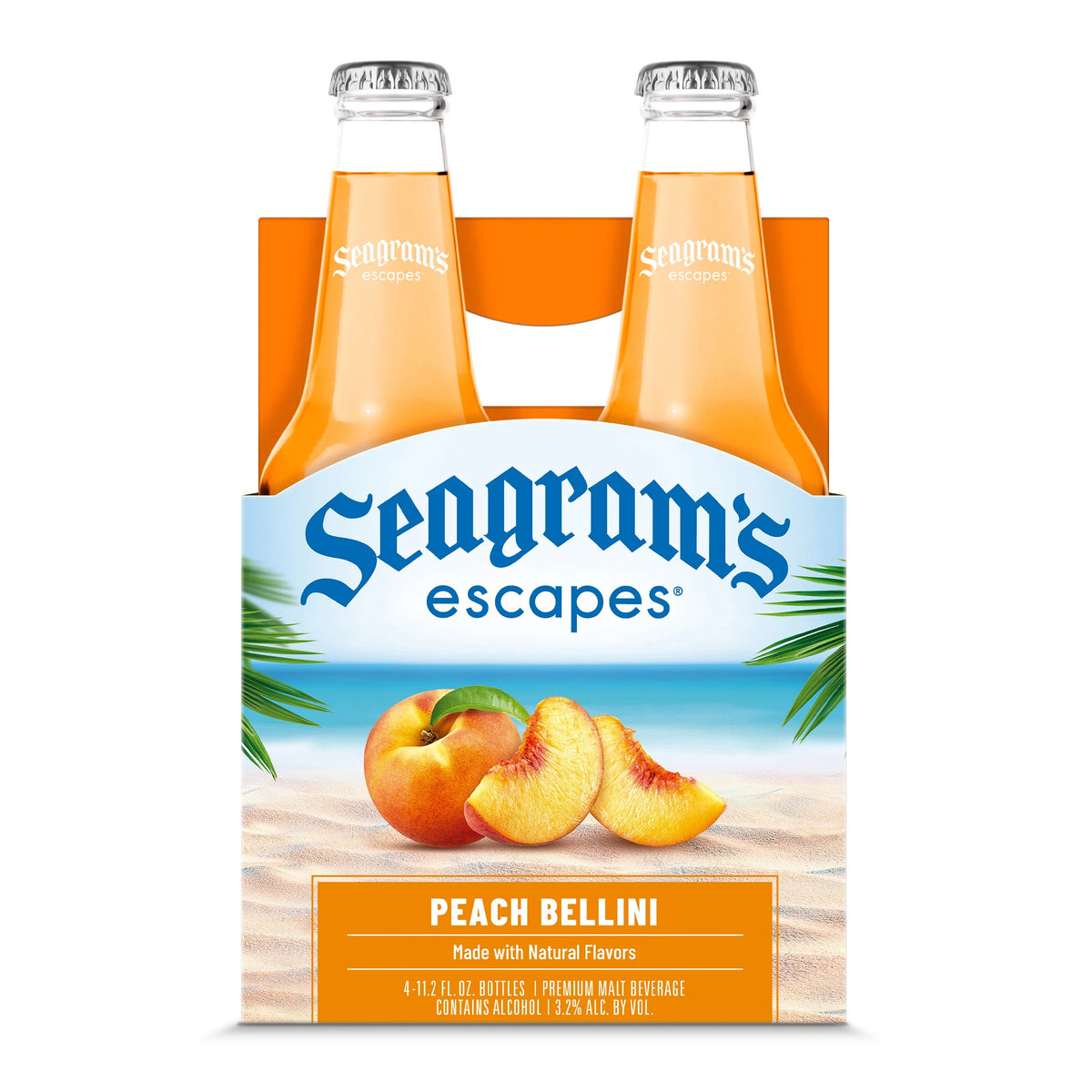 SEAGRAMS PEACH 4PK