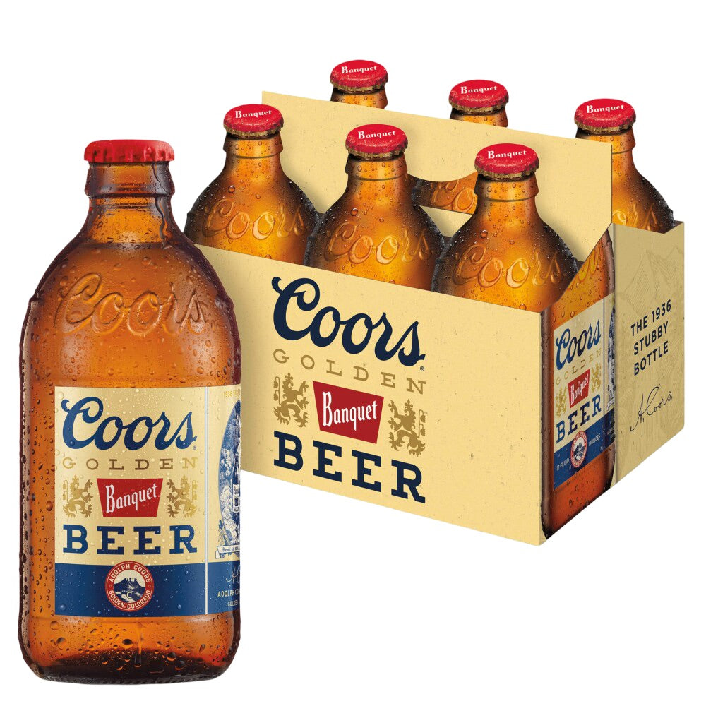 Coors Banquet 12oz 6pk Bottles