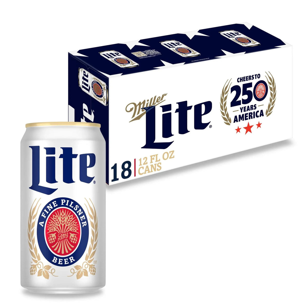 Miller Lite 12oz 18pk Cans