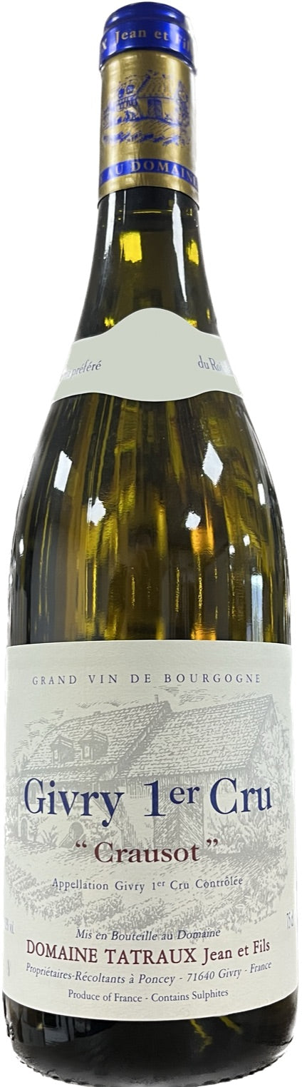 Domaine Tatraux Givry 1ER Cru Blanc Domaine Tatraux Givry 1ER Cru Blanc 750ml