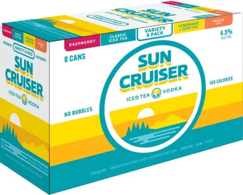 Sun Cruiser Iced Tea Vodka Variety 8pk