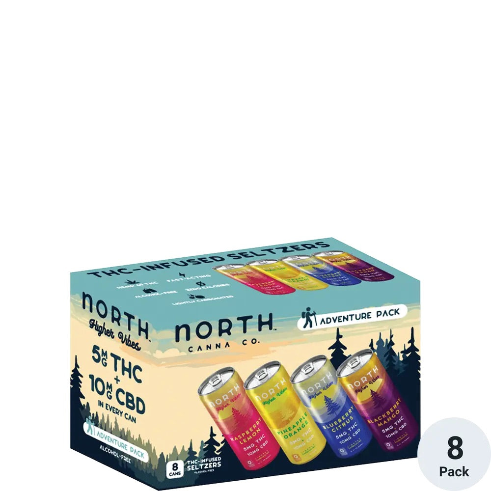 North Higher Vibes Variety 8pk Cans