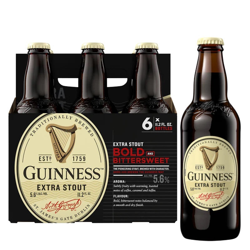 Guinness Extra Stout 12oz 6pk Bottles