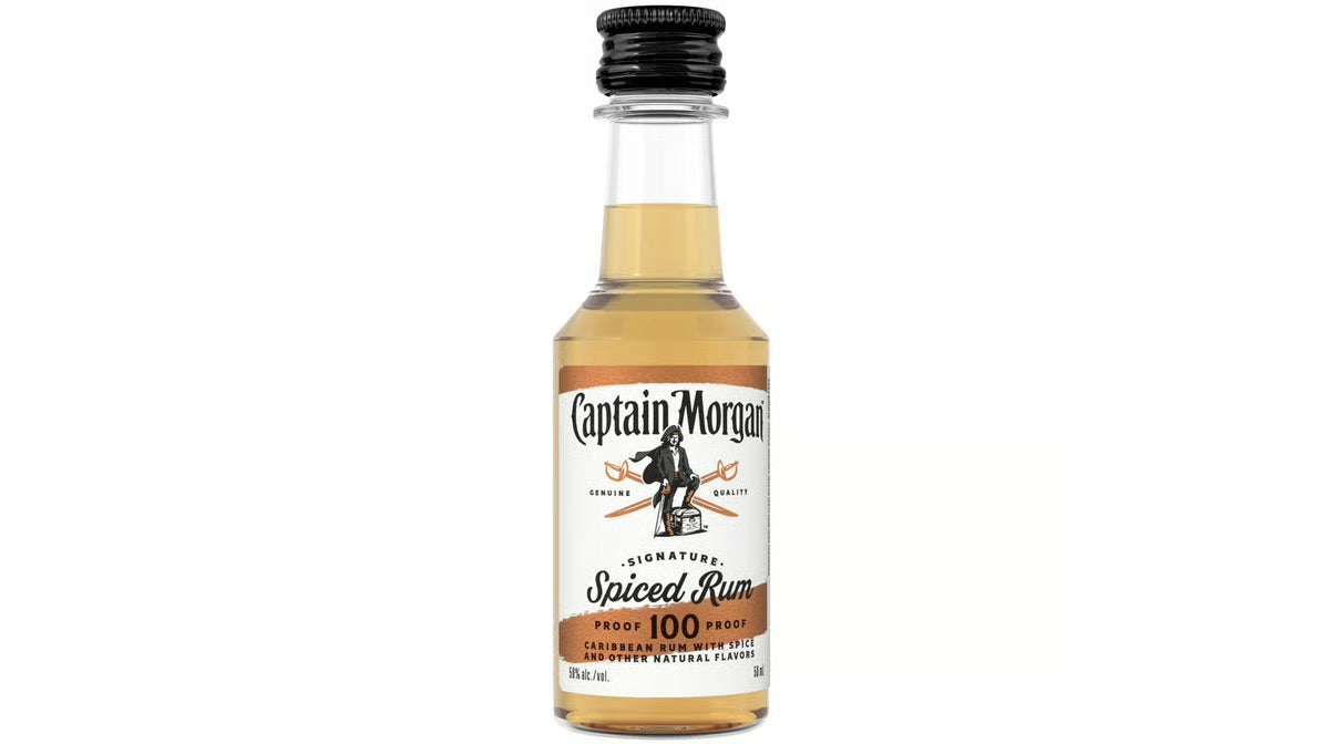 Captain Morgan 100 Proof Spiced Rum 50ml