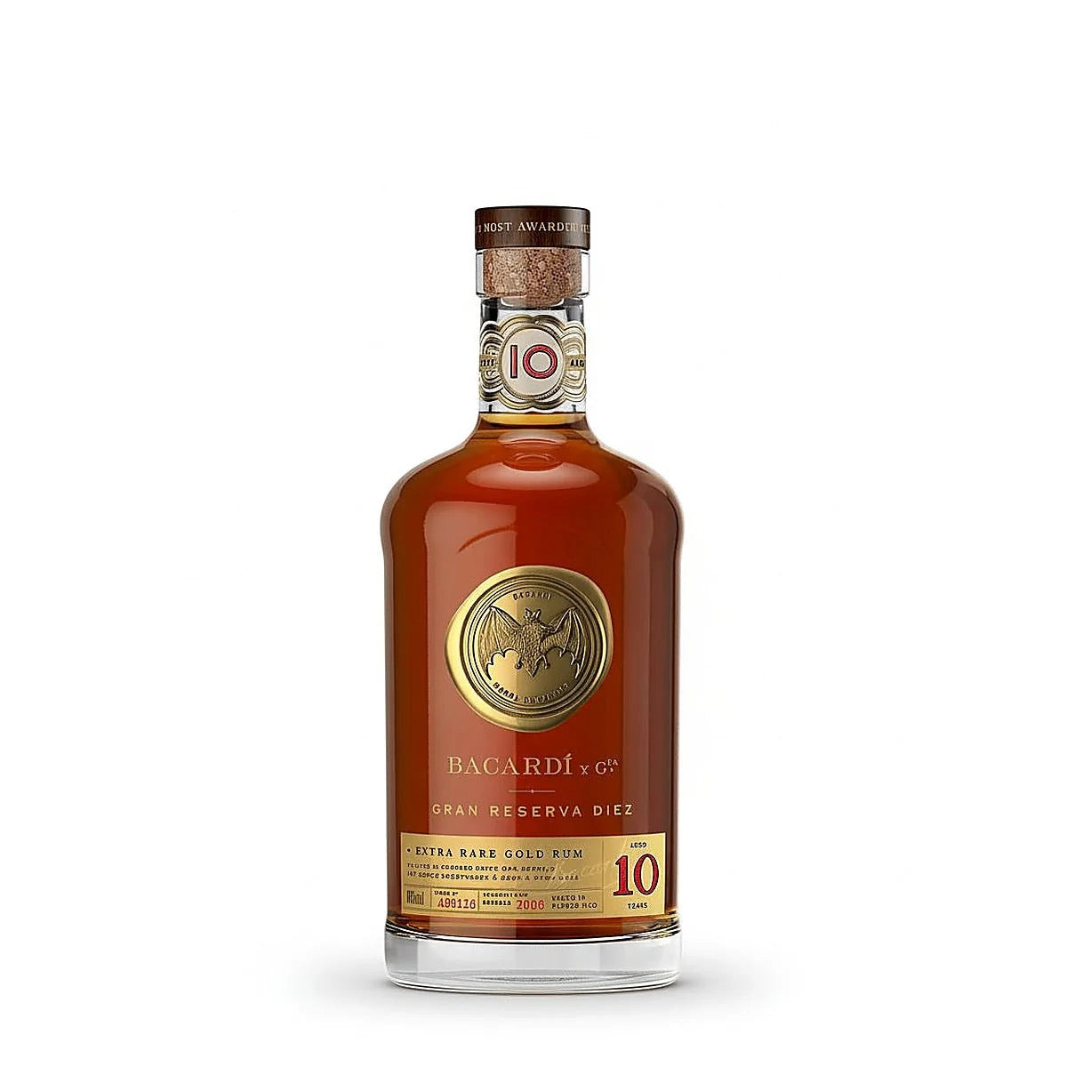 Bacardi Reserva 10 Year 750ml