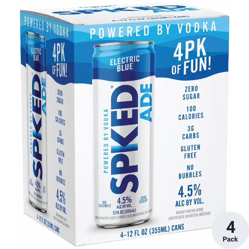 Spiked-Ade Electric Blue 4pk