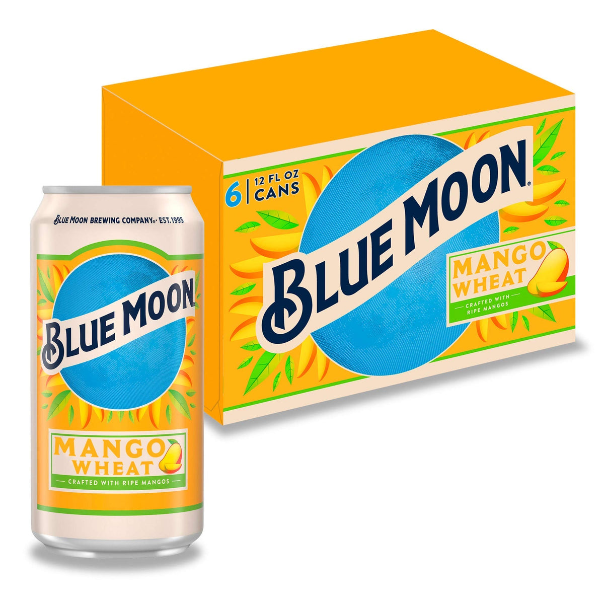 Blue Moon Mango Wheat 12oz 6pk Cans