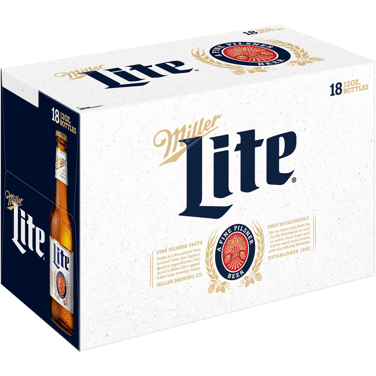 Miller Lite 12oz 18pk Bottles