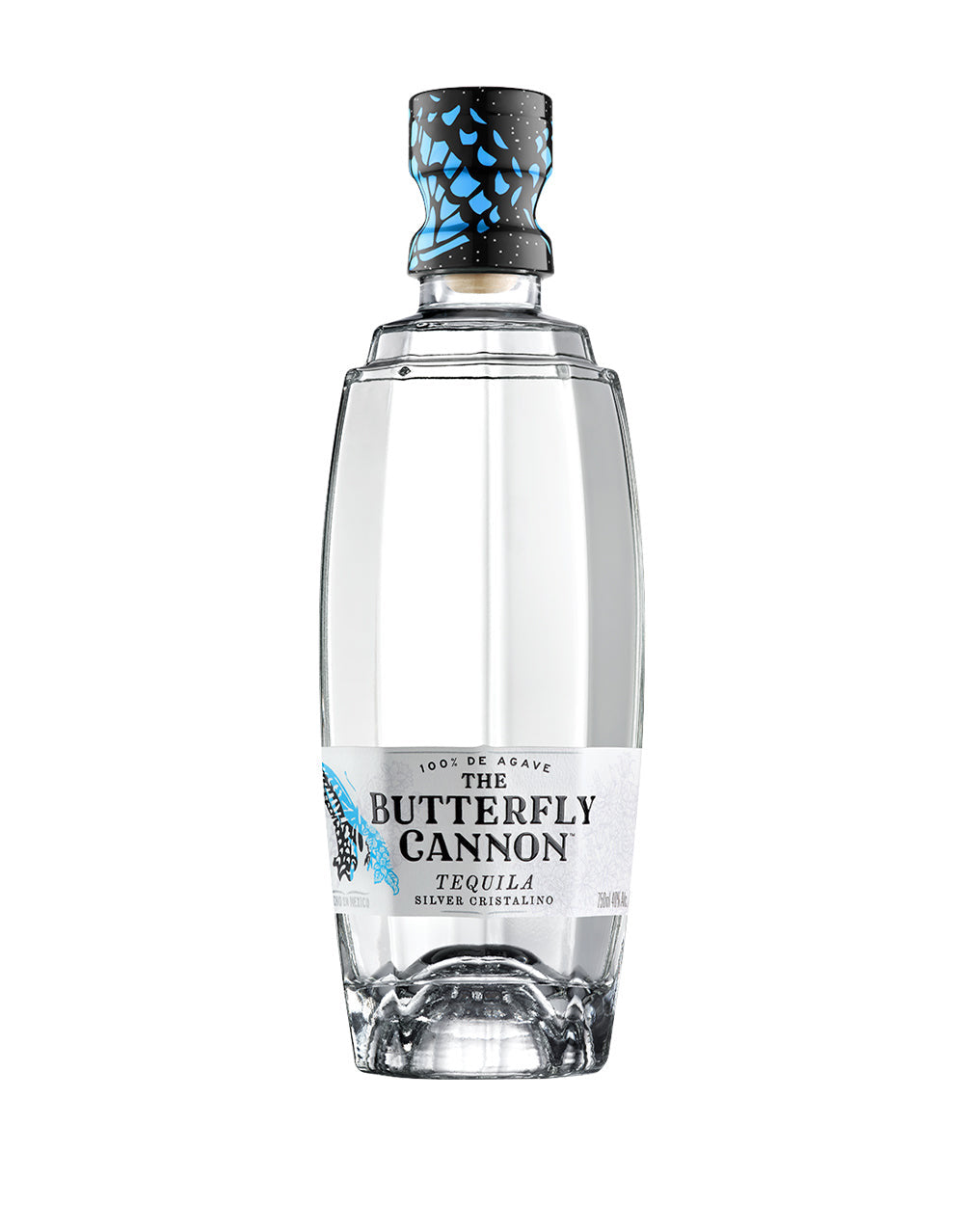 Butterfly Cannon Silver Cristalino Tequila 750ml