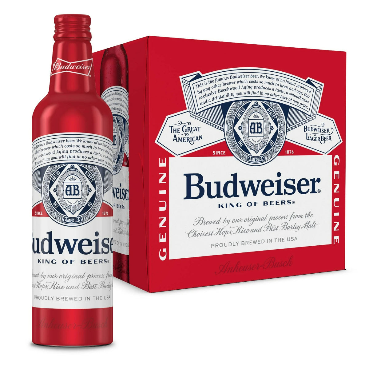 Budweiser Aluminum 16oz 12pk