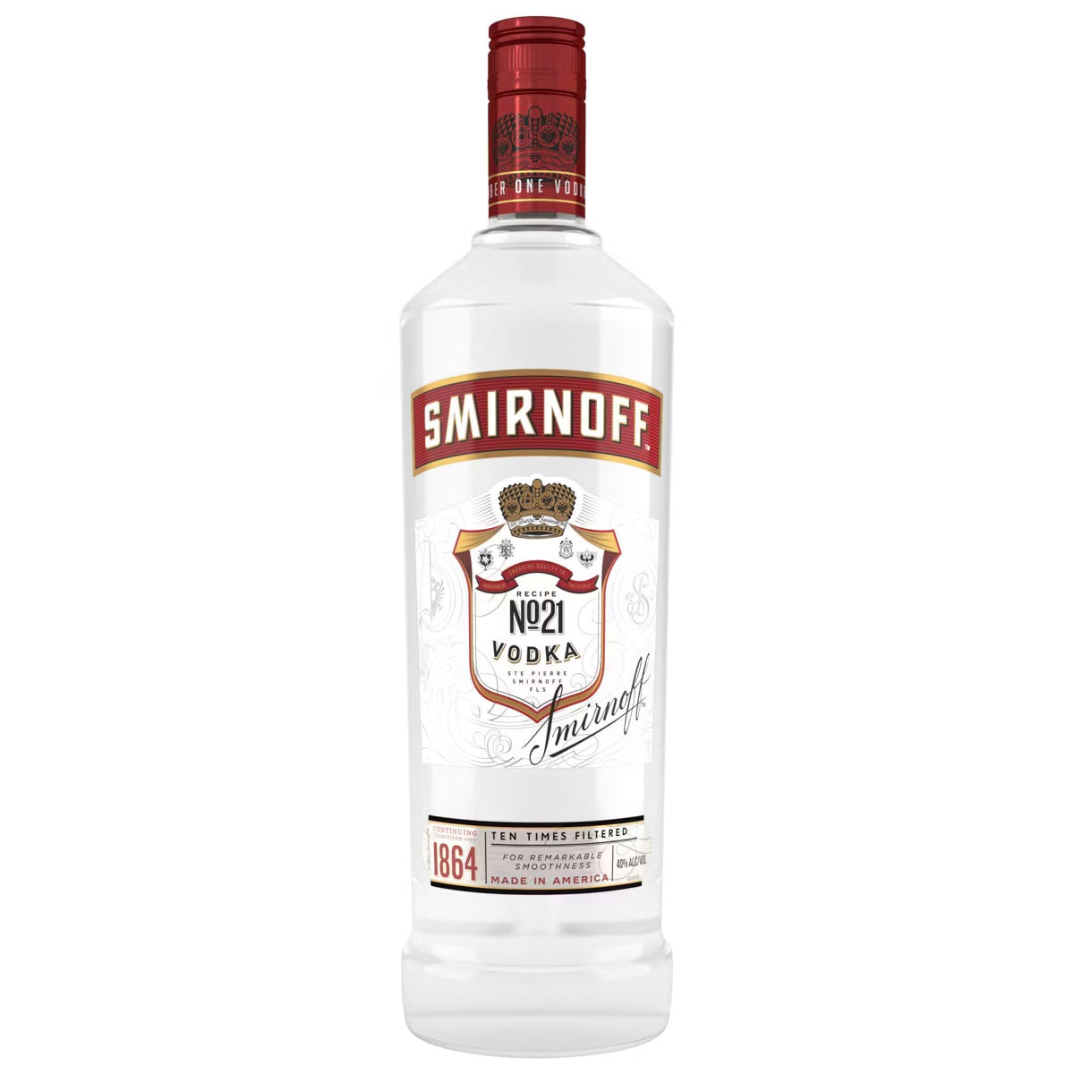 Smirnoff 80 Proof 1L