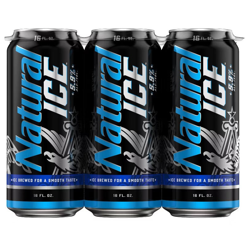 Natural Ice 16oz 6pk Cans