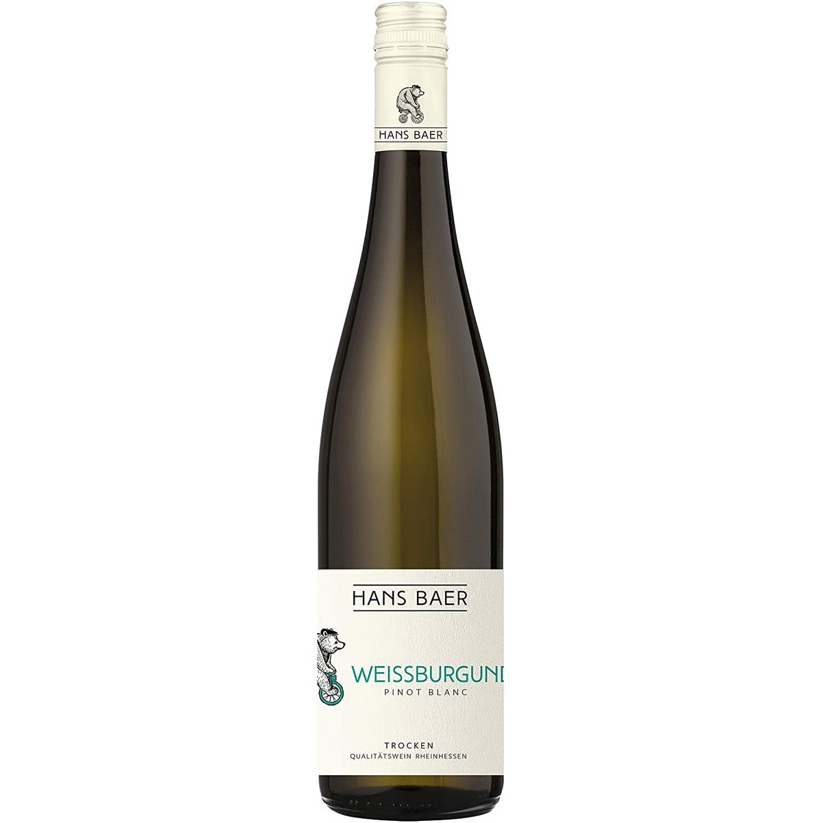 HANS BAER WEISSBURGUNDER PINOT B 750ML