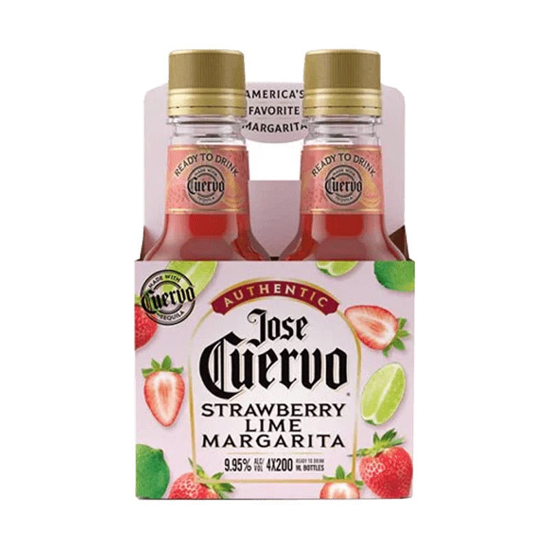 Jose Cuervo Authentic Strawberry Lime 200ml 4pk