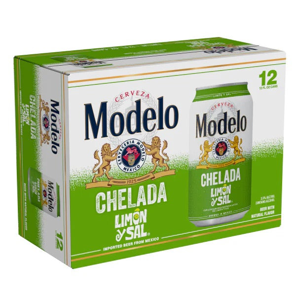 Modelo Chelada Limon y Sal 12pk Cans
