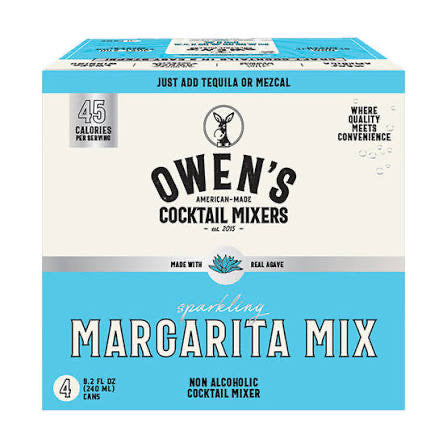 OWEN'S MARG MIX 4PK CNS